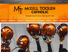 Tablet Screenshot of mcgill-toolen.org